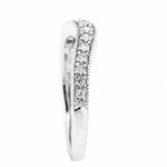 14K White Gold Ladies 0.20 CTW 13 Diamond Band