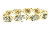 14K Yellow Gold Custom Ladies Bracelet CTW with  Diamonds