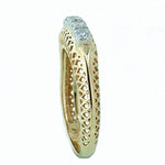 14K Yellow Gold Ladies 5 Diamond Filigree Ring