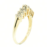 10K Gold Ladies Diamond Anniversary Band