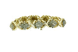14K Yellow Gold Custom Ladies Bracelet CTW with  Diamonds
