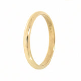 14K Yellow Gold 2.5 mm Wedding Band