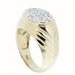 10K Gold 0.69 CTW Diamond Cluster Ring
