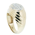 10K Gold 0.69 CTW Diamond Cluster Ring