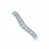 14K White Gold Ladies 0.20 CTW 13 Diamond Band
