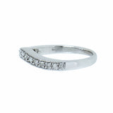 14K White Gold Ladies 0.20 CTW 13 Diamond Band
