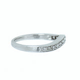 14K White Gold Ladies 0.20 CTW 13 Diamond Band