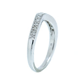 14K White Gold Ladies 0.20 CTW 13 Diamond Band