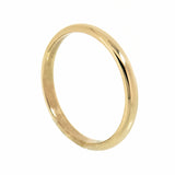 14K Yellow Gold 2.5 mm Wedding Band