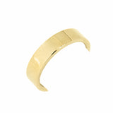 14K Yellow Gold Heavy Flat Wedding