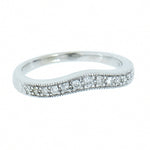 14K White Gold Ladies 0.20 CTW 13 Diamond Band
