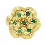 14K Gold Ladies Emerald Custom Ring