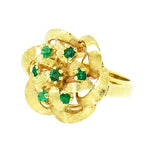 14K Gold Ladies Emerald Custom Ring
