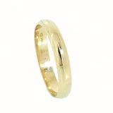14K Yellow Gold Wedding Band in 3.75mm Width