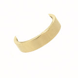 14K Yellow Gold Heavy Flat Wedding