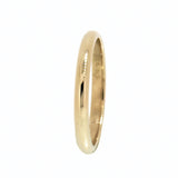 14K Yellow Gold 2.5 mm Wedding Band