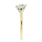 14k Gold 0.21 Carat Marquise Diamond Engagement Ring