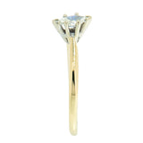 14k Gold 0.21 Carat Marquise Diamond Engagement Ring
