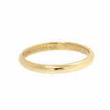 14K Yellow Gold 2.5 mm Wedding Band