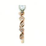 14K Rose Gold 0.50 ctw Diamond Engagement Ring