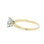 14K Gold 0.29 Carat Marquise Diamond Engagement Ring