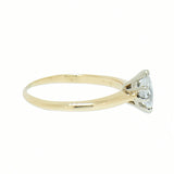 14K Gold 0.29 Carat Marquise Diamond Engagement Ring