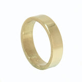 14K Yellow Gold Heavy Flat Wedding