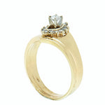 0.55 CTW Diamond Wedding Set in 14K Yellow  Gold