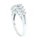 10K White Gold 1.15 ctw Diamond Anniversary Band
