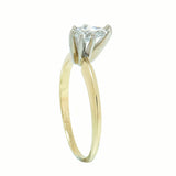 14K Gold 0.39 Carat Pear Shaped Diamond Engagement Ring