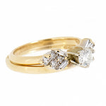 14K Gold 1.20 CTW Diamond Bridal Wedding Set