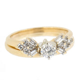 14K Gold 1.20 CTW Diamond Bridal Wedding Set