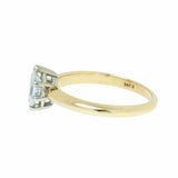 14K Gold 0.35 Carat Marquise Diamond Engagement Ring