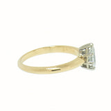 14K Gold 0.35 Carat Marquise Diamond Engagement Ring