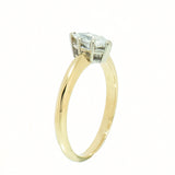 14K Gold 0.35 Carat Marquise Diamond Engagement Ring