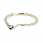 14K Yellow Gold Ladies Diamond Ring