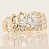 14K Gold 1.75 ctw Ladies 39 Diamond Ring