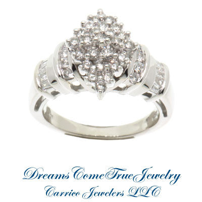 1 1/4 Carat Marquise Cut Diamond Ladies' Ring in your choice of metal. -  The Jewelry Exchange | Direct Diamond Importer
