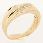 14K Yellow Gold 5 Diamond 0.30 CTW Ring