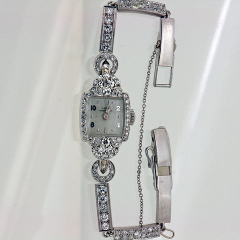 Vintage Ladies 1950 -1960's 96 Diamond 14K White Gold Watch – Dreams ...